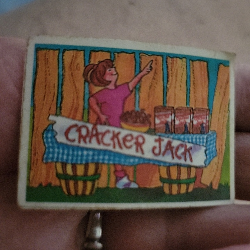 Cracker Jack Vintage Sticker